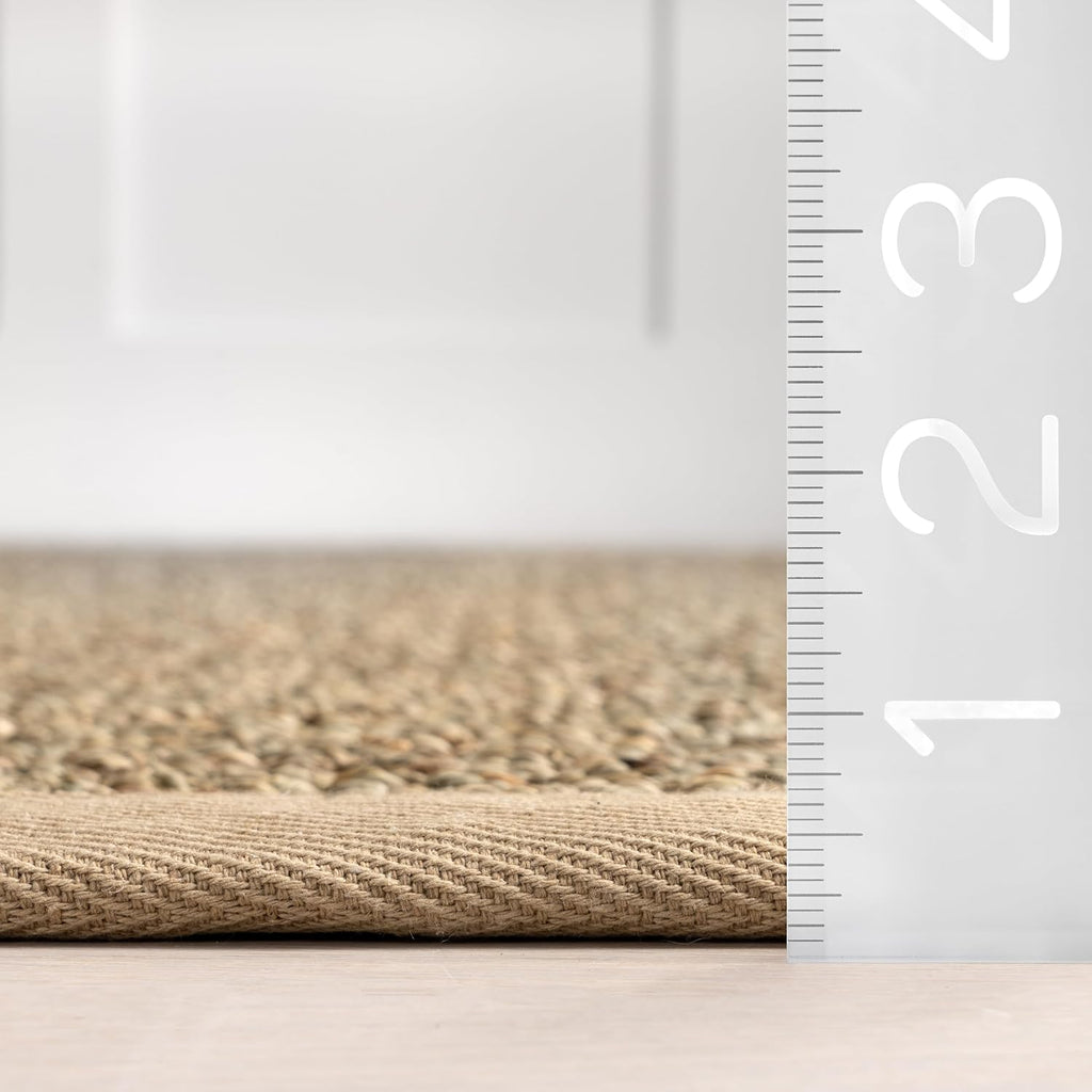 Farmhouse Beige Seagrass Area Rug