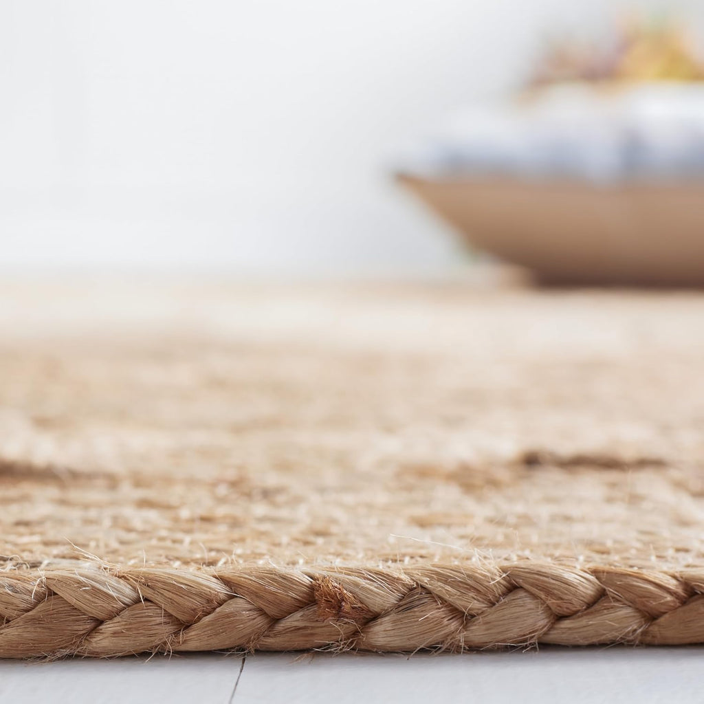 Boho Handmade Round Jute Area Rug