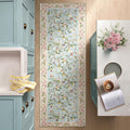 Boho Floral Stain Resistant Runner Rug