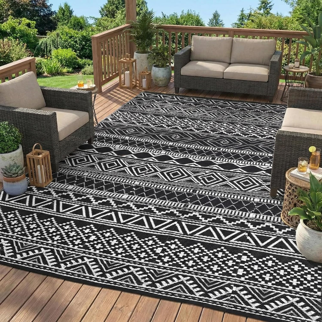 Foldable Waterproof Reversible Outdoor Rug
