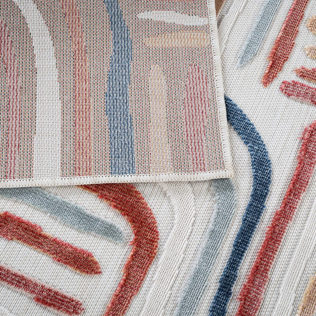 Geometric Washable Indoor Outdoor Area Rug