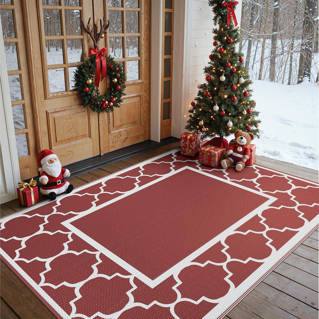 Foldable Reversible Waterproof Outdoor Rug