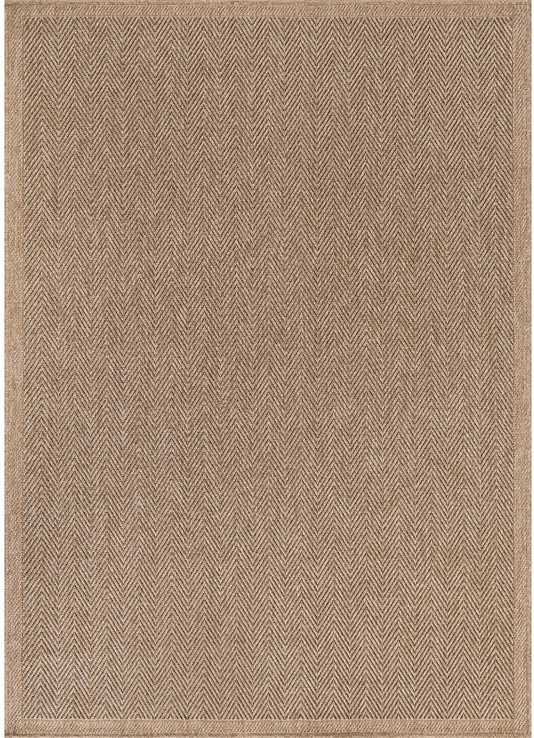 Herringbone Woven Jute Seagrass Rug