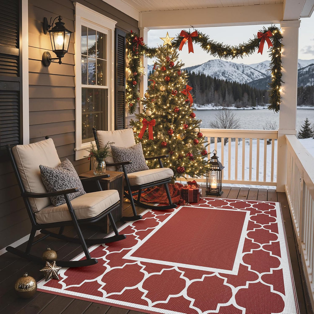 Foldable Reversible Waterproof Outdoor Rug