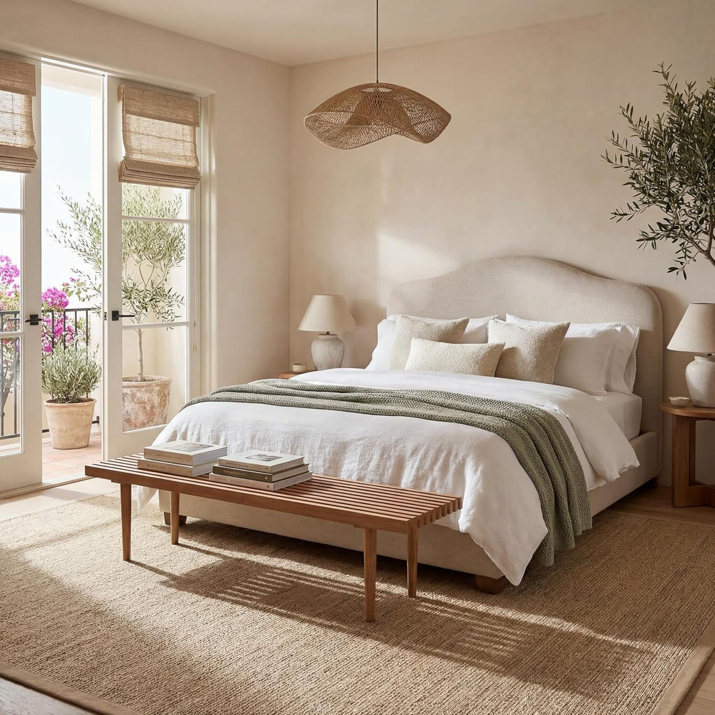Farmhouse Beige Seagrass Area Rug