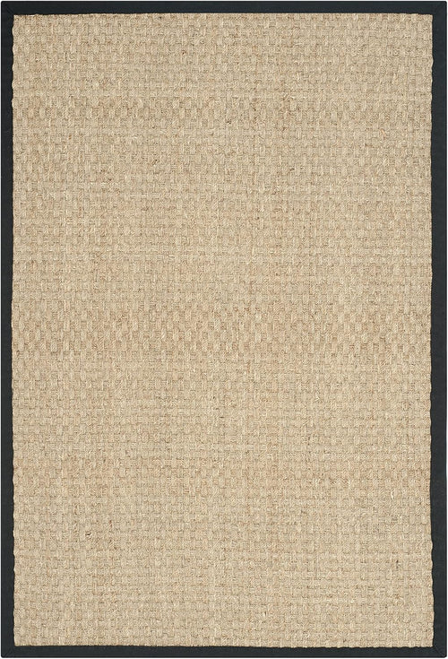 Basketweave Border Seagrass Area Rug